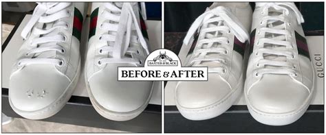 gucci leather shoe repair center